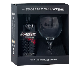 Brockmans Gin & Free Glass Pack